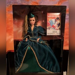💖 RARE Scarlett O'Hara Barbie Hollywood Legends Gold Collection - NRFB